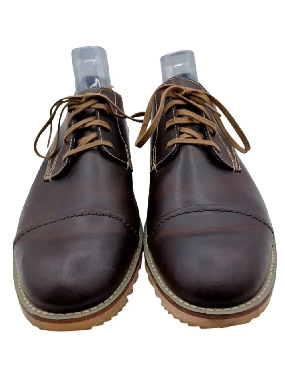 Mark Nason Skechers Men's 13 Faceit Chocolate Leather Men’s Oxford Dress Shoe